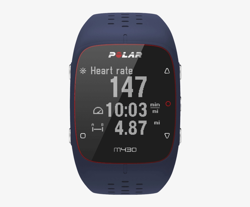 Polar M430 Gps Enabled Running Heart Rate Monitor Heartratemonitorsusa - Polar M430 Gps Running Watch - Orange, transparent png