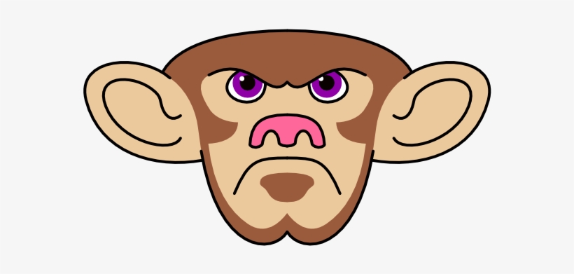 Angry Monkey By Dracos On Deviantart Banner Freeuse - Cartoon, transparent png