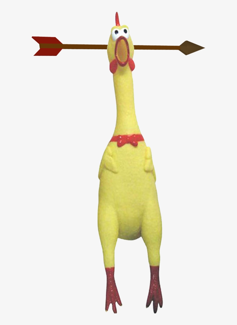 Wild Amp Crazy Rubber Chicken Rubber Chickens - Chicken Plastic Png, transparent png