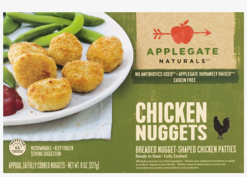 Applegate Naturals Gluten-free Chicken Nuggets - 8, transparent png
