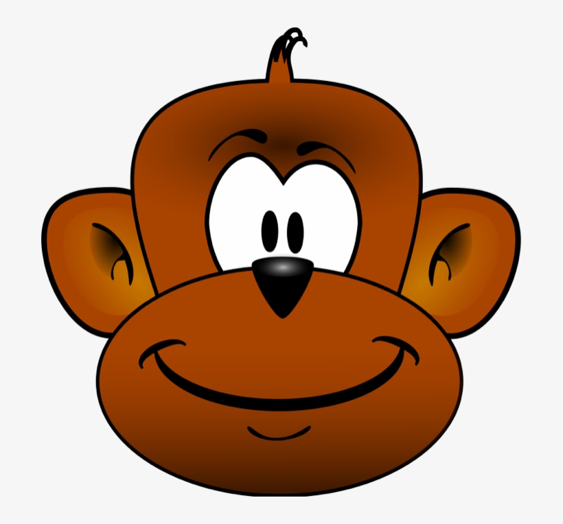 Free Monkey Clipart - Monkey Head Clip Art, transparent png