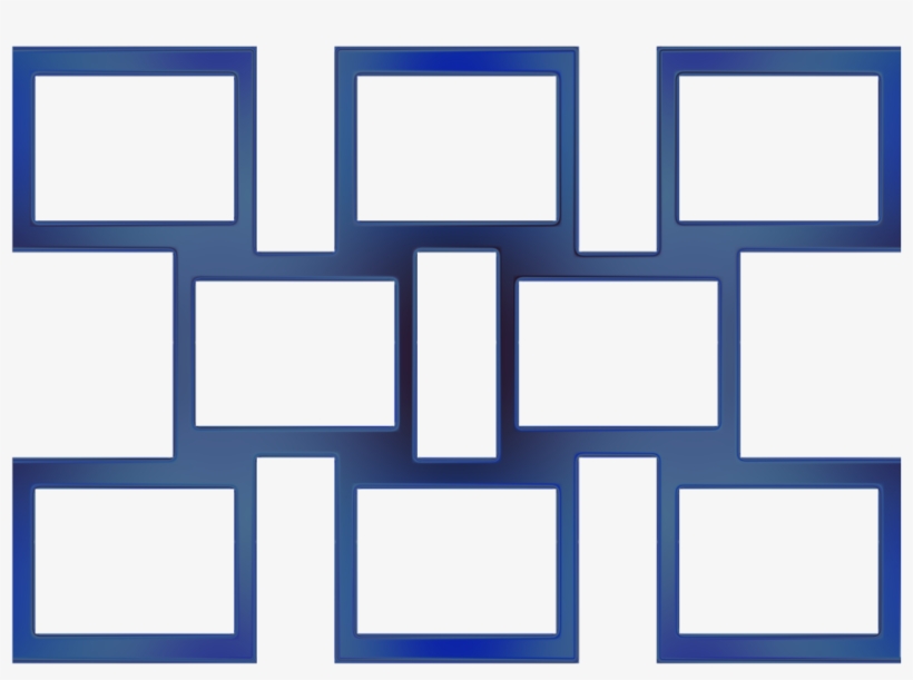 Blue Transparent Looks Better With Dark Background - Png Photo Album Frames With Transparent Background, transparent png