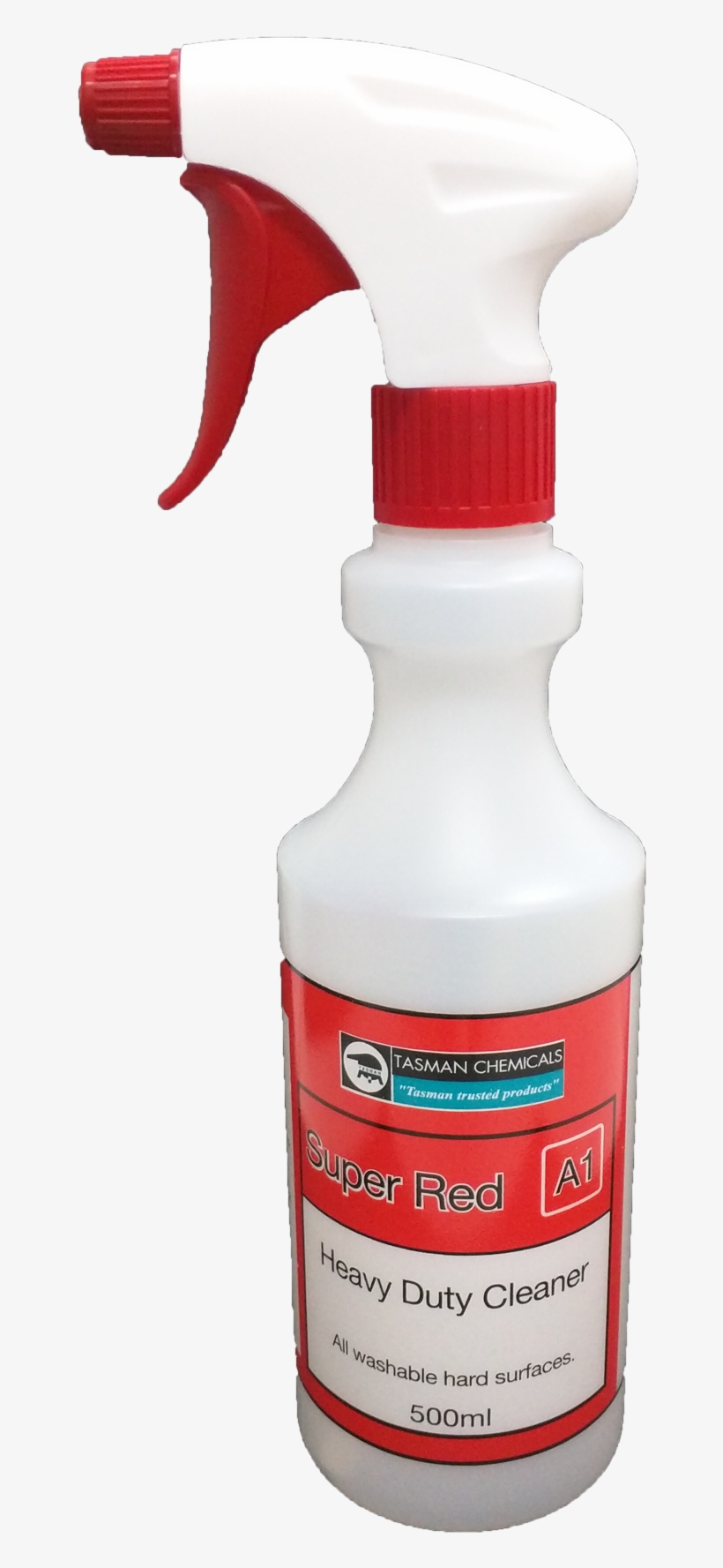 Super Red Neutral Cleaner Empty Spray Bottle 500ml - Spray Bottle, transparent png