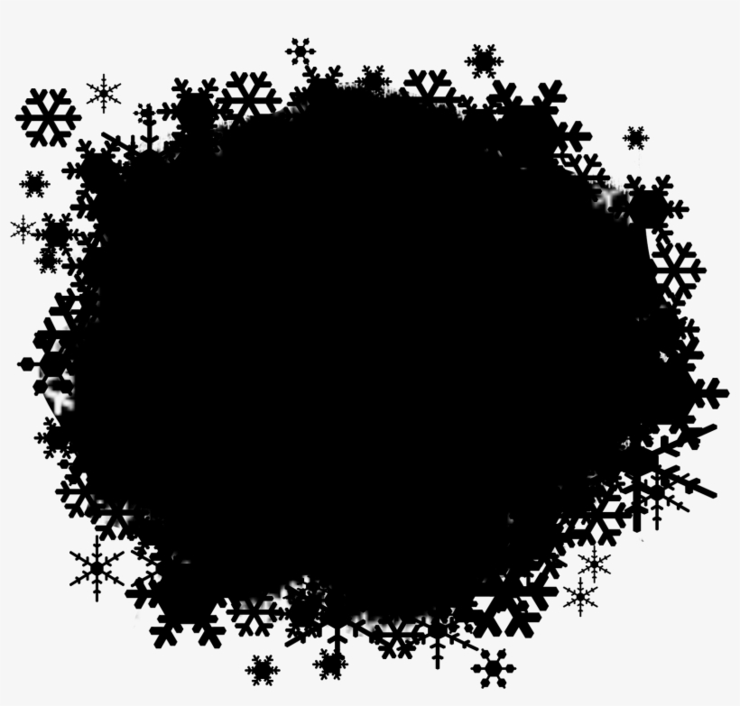 Snowflake Border Png Transparent - Circle, transparent png