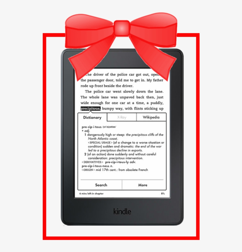 Image Of Kindle Paperwhite As Present, transparent png
