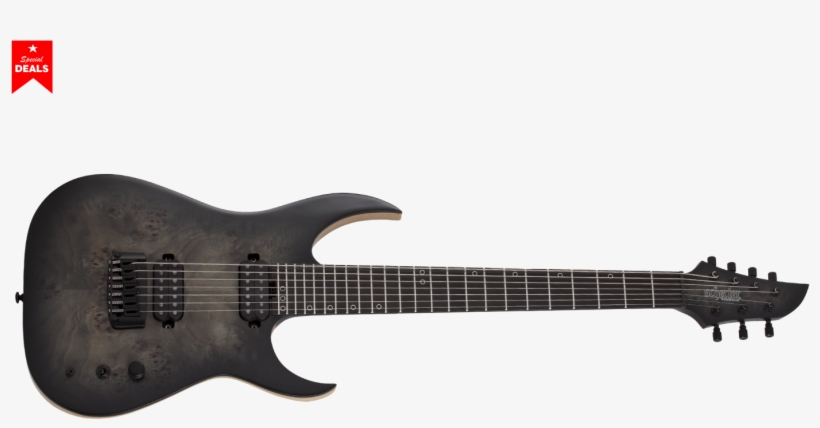 Schecter Electric Guitar Keith Merrow Km 7 Strings, transparent png