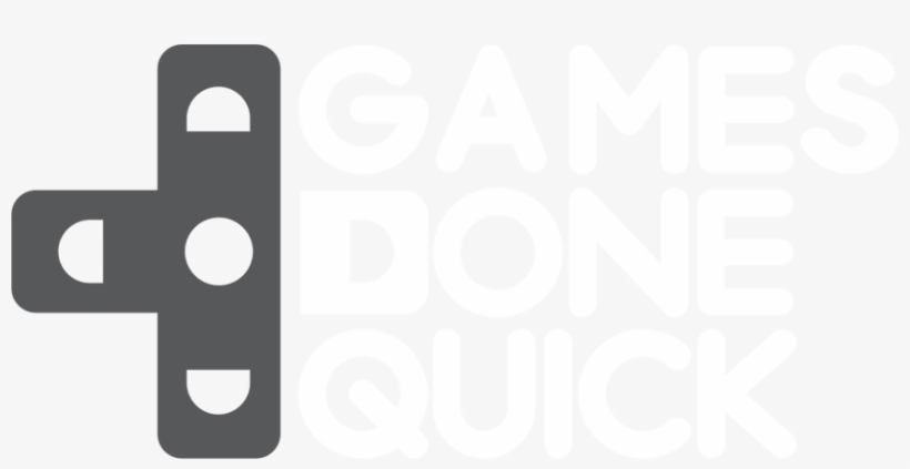 Games Done Quick Logo White On Transparent, transparent png