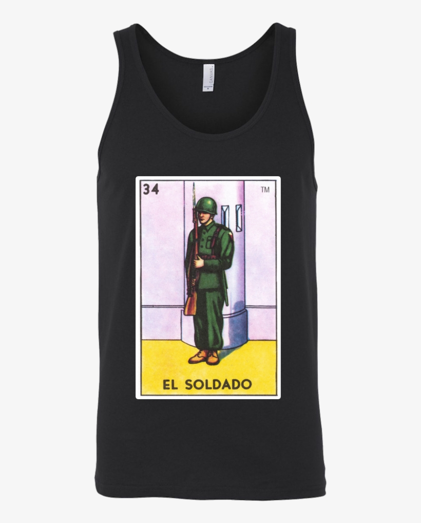 El Soldado Unisex Tank Top, transparent png