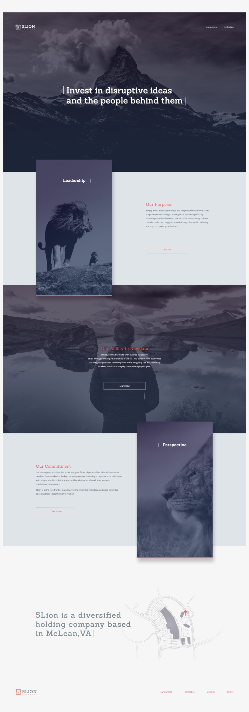 Dribbble Minimal Layout Web Design Elegant Web Design - 1920x5475 PNG ...