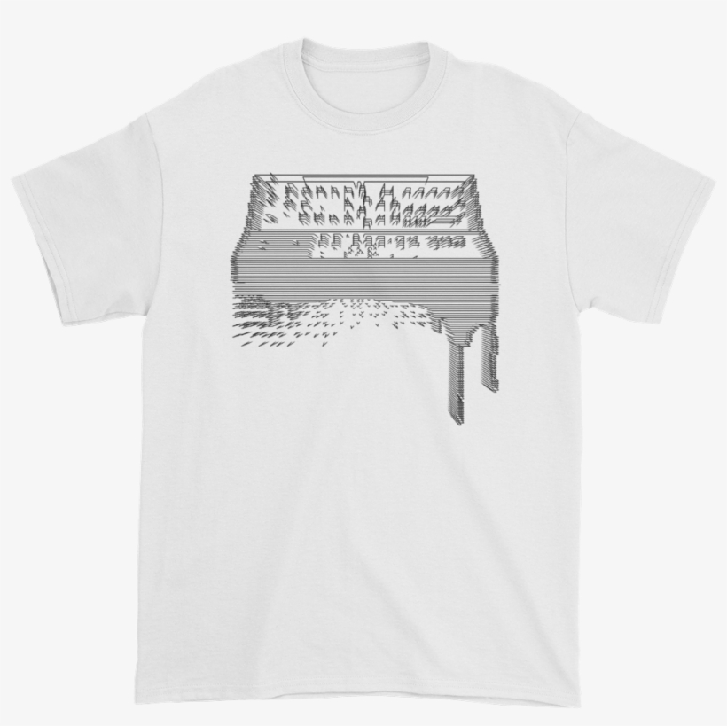 Image Of Rzrshrp Scanline Synth Logo T-shirt, transparent png