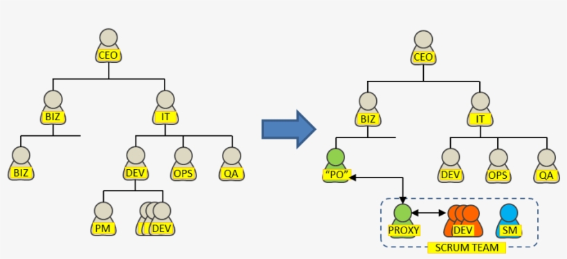 Functional Organization To Scrum Teams, transparent png