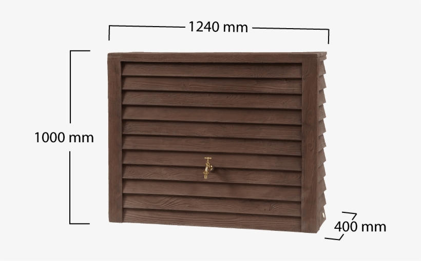 Woody Wall Tank Darkwood, transparent png