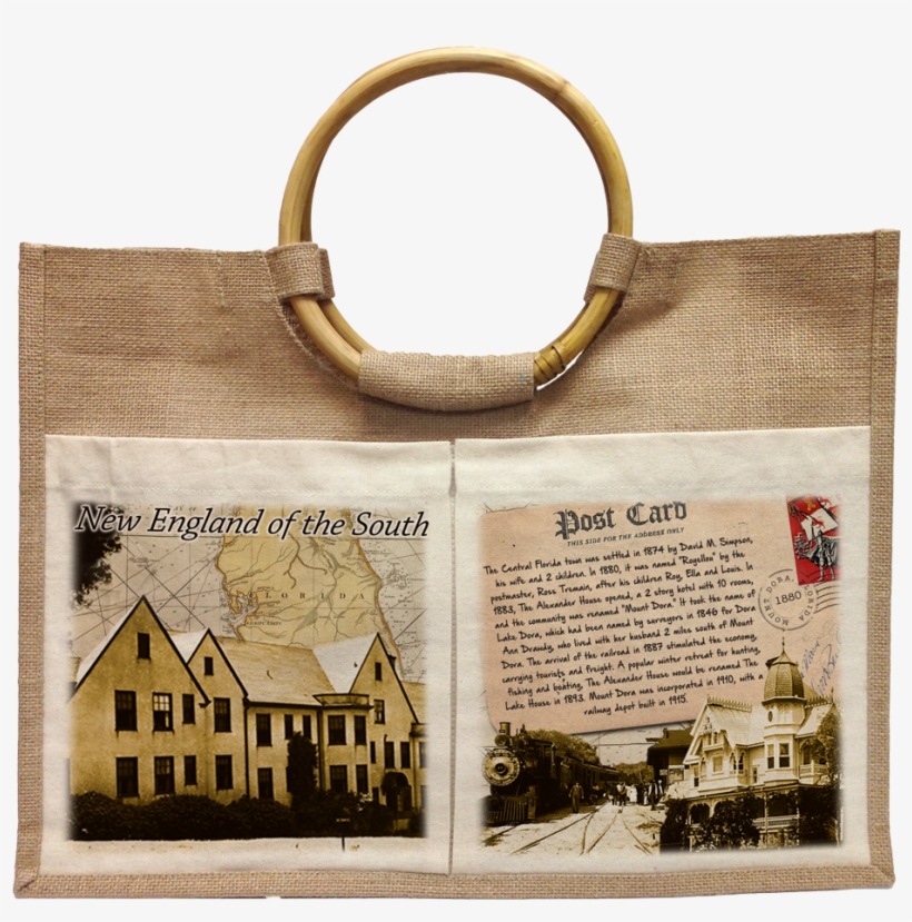 Hjuba-180 Round Handle Jute Bag, transparent png