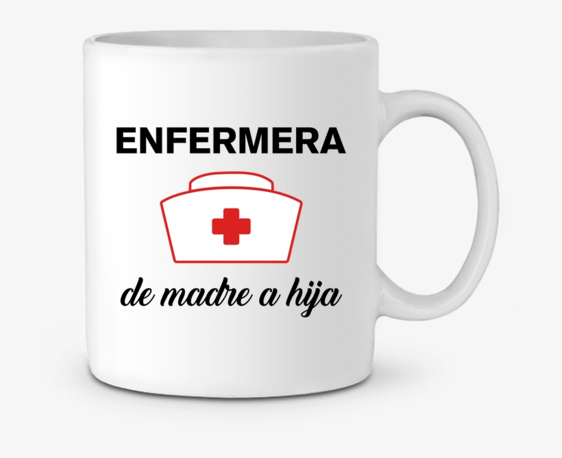 Mug En Céramique Enfermera De Madre A Hija Par Tunetoo, transparent png