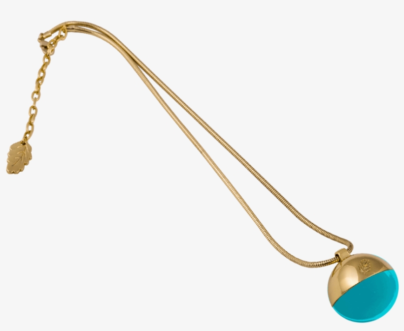 Ioaku The Planet Amulet 45 Gold Turqouise, transparent png