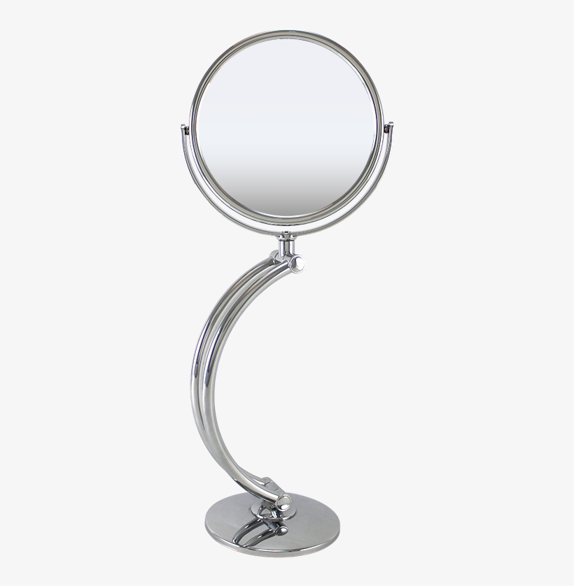 Chrome Standing Mirror 6\, transparent png
