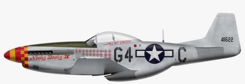 P-51d "nooky Booky, transparent png