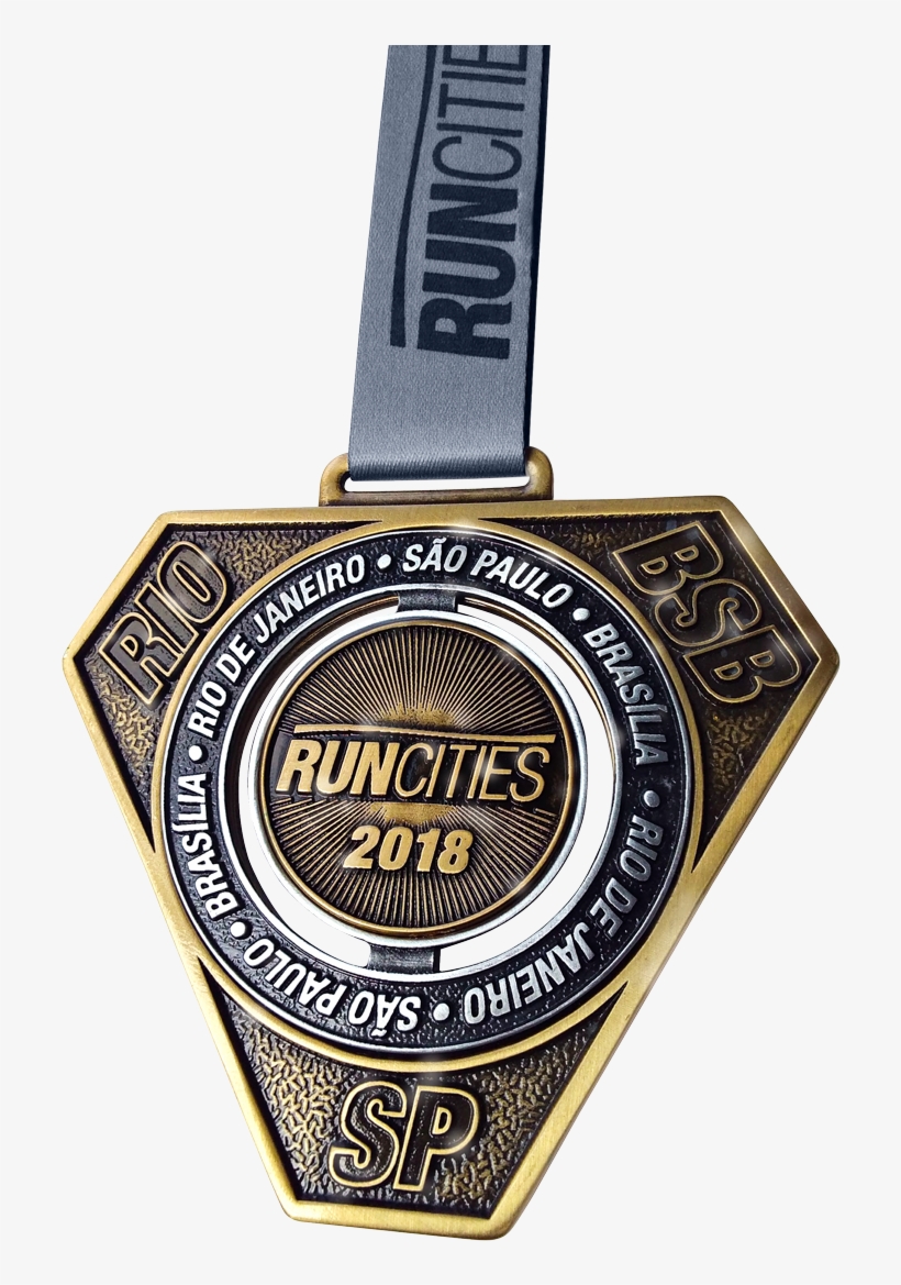 Medalha Tripla Runcities, transparent png