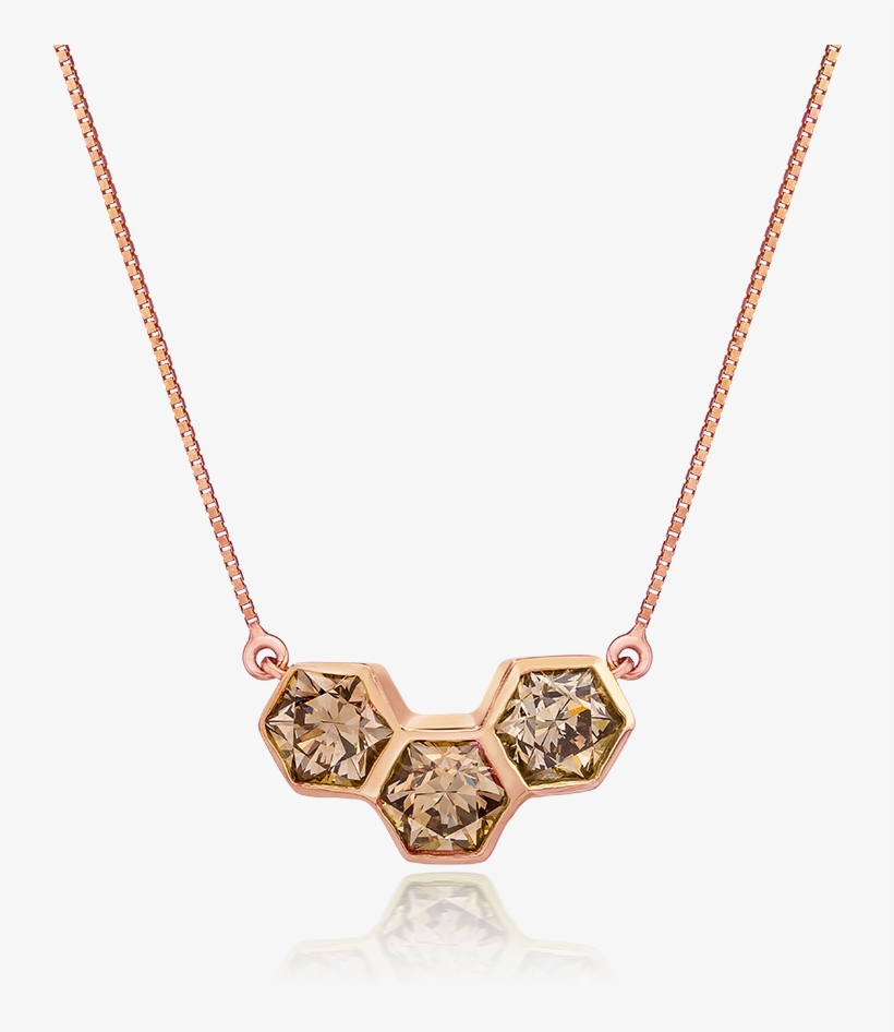 Golkonda Honeycomb Diamond Necklace, transparent png
