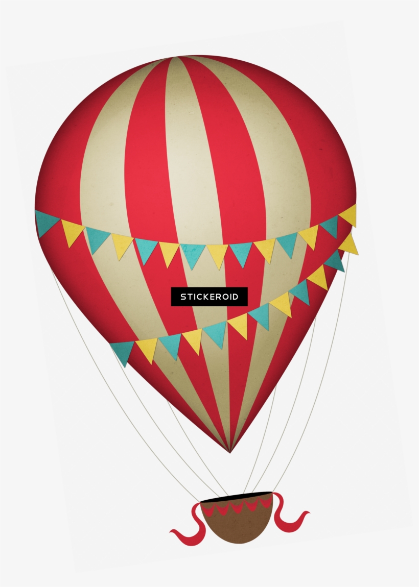 Vintage Hot Air Balloon, transparent png