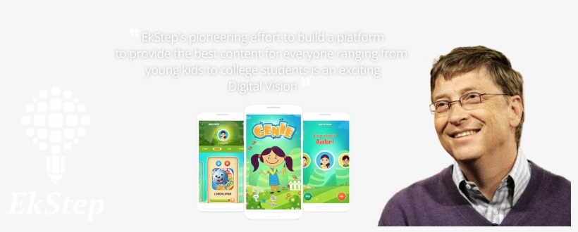 Bill Gates Appreciates Ek Step, transparent png