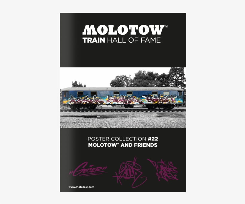 Molotow™ Train Hall Of Fame Poster Collection, transparent png
