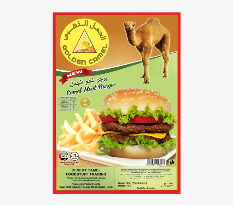 Premium Camel Beef / Meat Burgers, transparent png