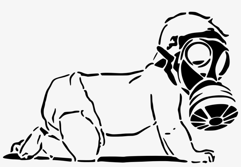 Baby Gas Mask Crawling Infant, transparent png