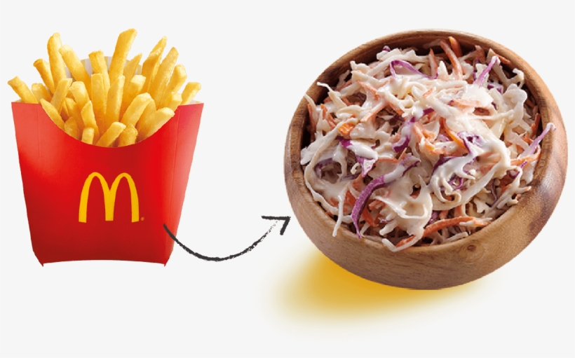 Try The New Mcdonald's® Coleslaw By Swapping It With, transparent png