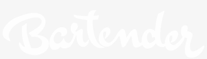 Bartender Logo Black And White, transparent png