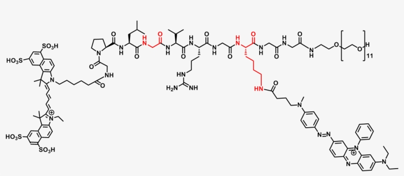 Image Of A Chemical Structure Of A Fluroescent Probe, transparent png