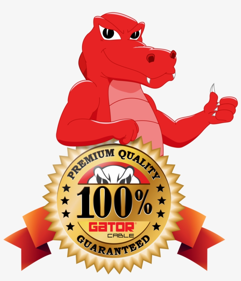 Photo Gator Cable Quality Seal With Gator, transparent png