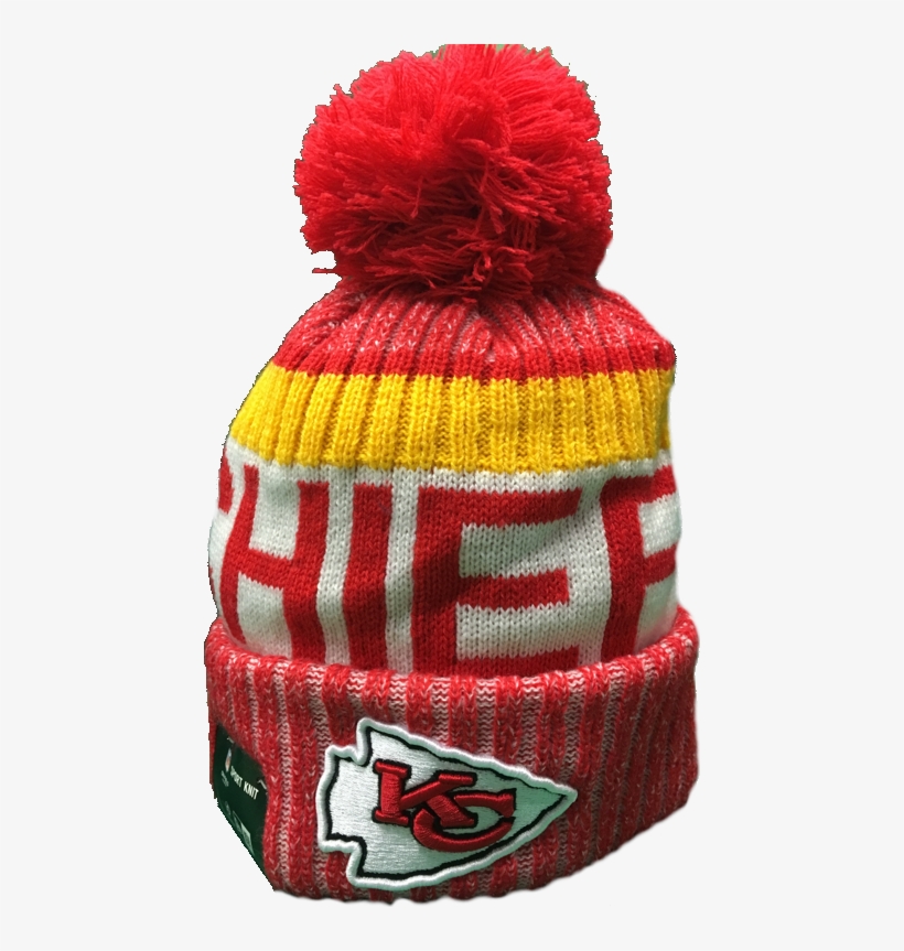 Kansas City Chiefs Nfl 17 Sideline Pom Toque, transparent png