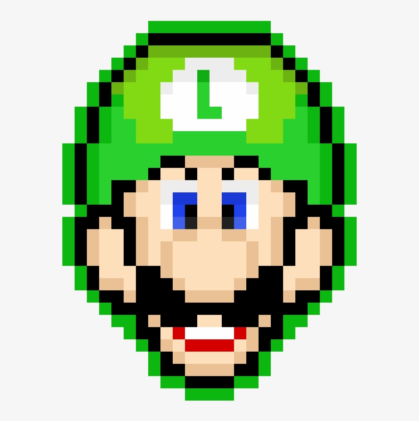 Luigi´s Head, transparent png