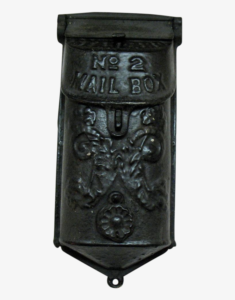 Standard Cast Iron Mailbox Early S Very, transparent png