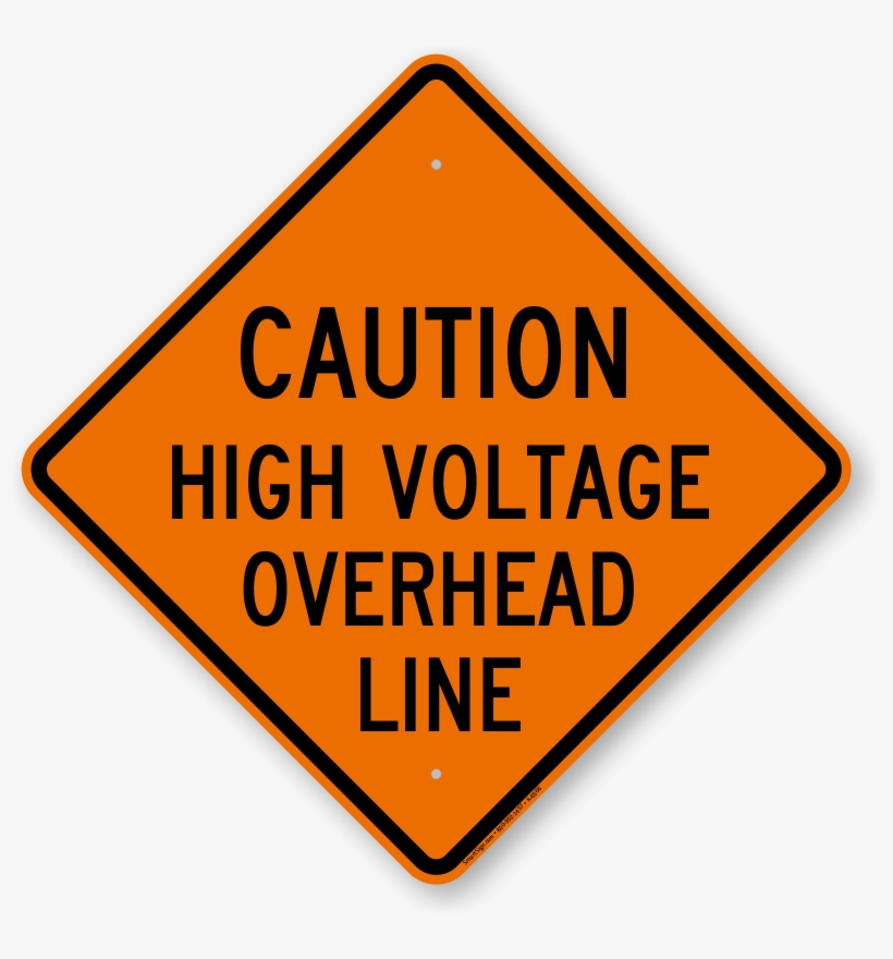 Caution High Voltage Overhead Line Learn More, transparent png