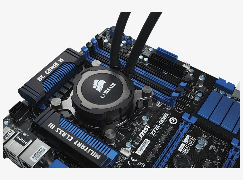 Corsair Hydro Series H75 Installation Guide, transparent png