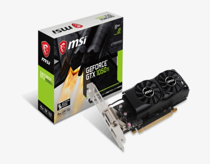 Msi Graphics Card Gef Gtx 1050 Ti 4gb 4gt Lp, transparent png