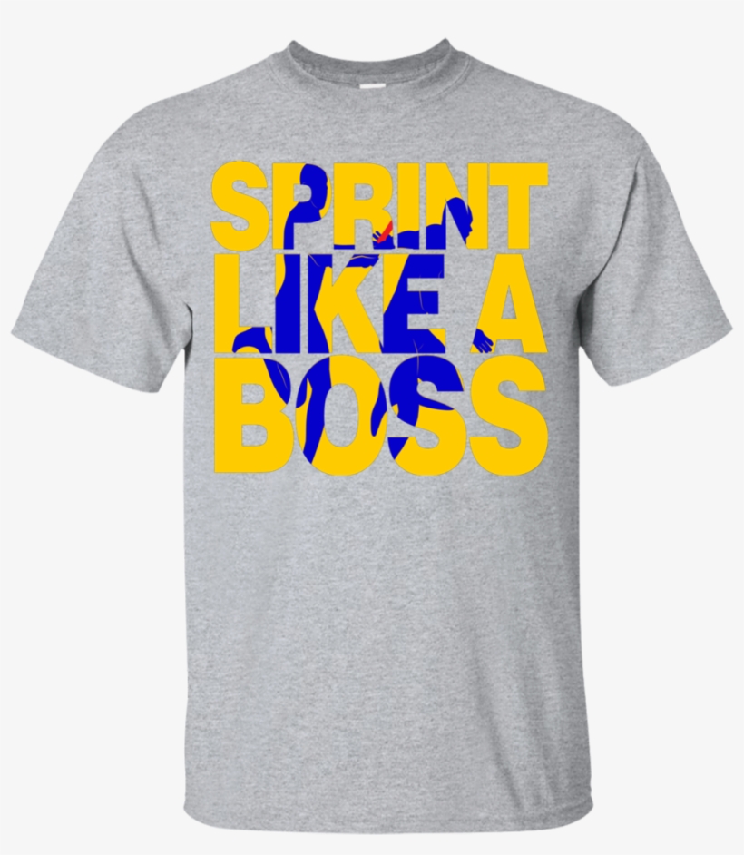 Sprint Like A Boss Boys Relay T-shirt, transparent png
