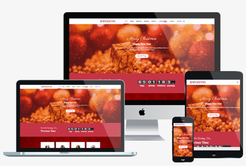 Lt Joyful Free Wordpress Christmas Theme, transparent png
