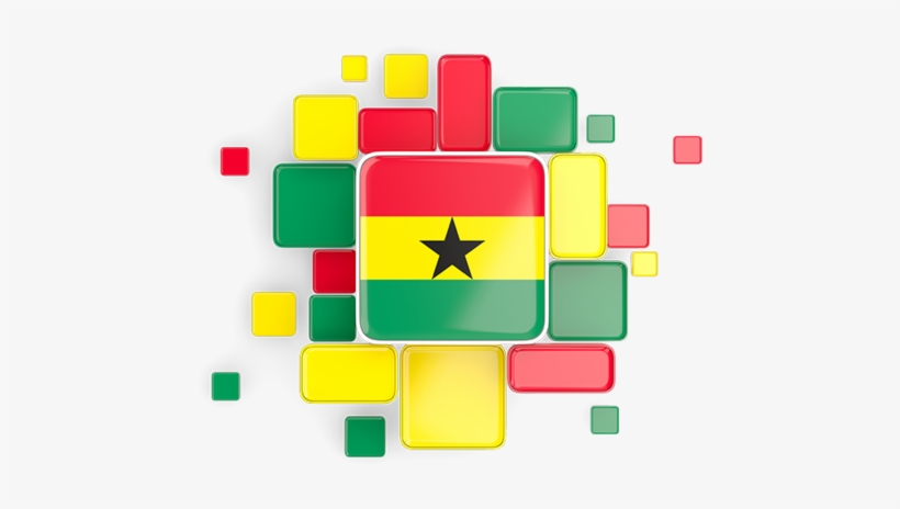 Illustration Of Flag Of Ghana, transparent png