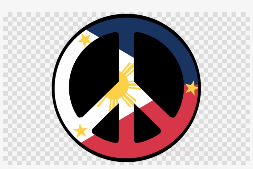Peace Sign Philippine Flag Clipart Flag Of The Philippines, transparent png