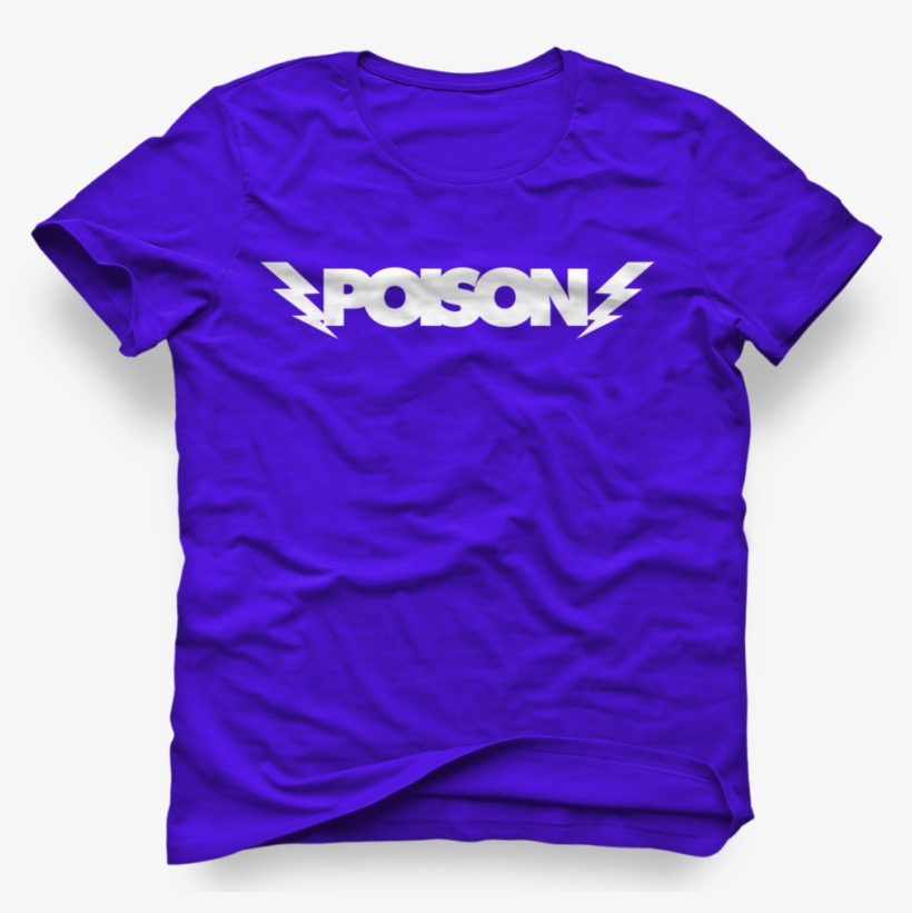 Poison Bolt Blue Shirt, transparent png