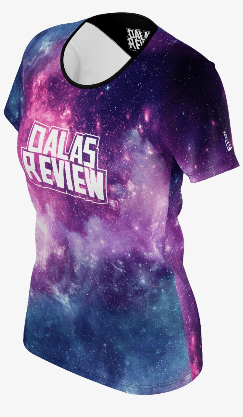 Space T-shirt - Women, transparent png