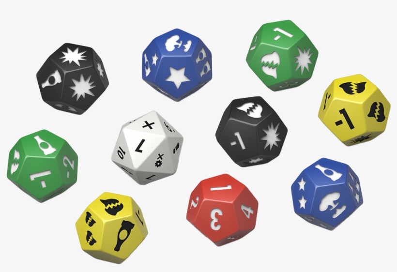 Wasteland Warfare Extra Dice Set, transparent png