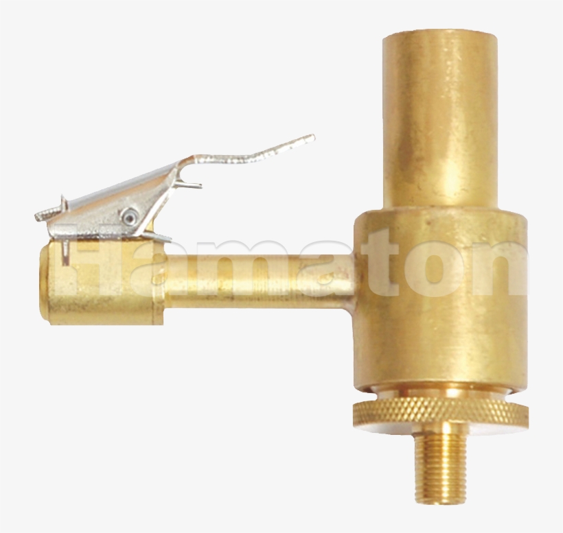 Deflator Thumb Lock Air Chuck, Open, transparent png