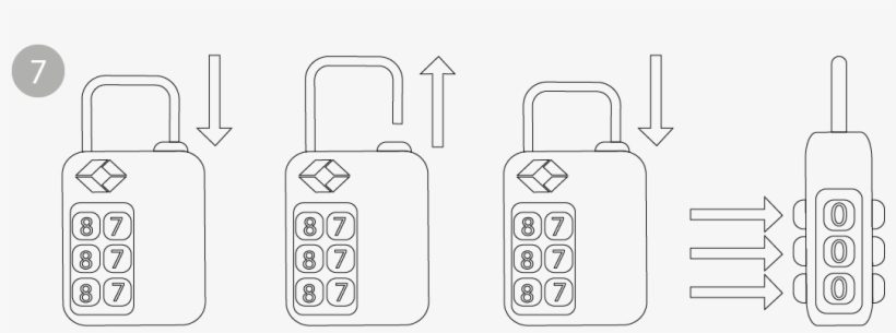 Test The Lock To Be Sure The New Combination Is Set, transparent png