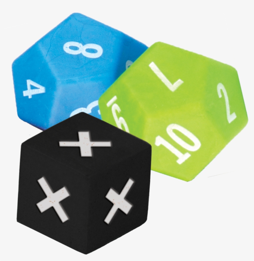 Tcr20812 Multiplication Dice Set 3-pack Image, transparent png