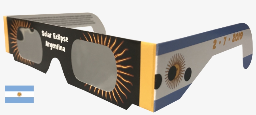 Argentina Burst Eclipse Glasses, transparent png