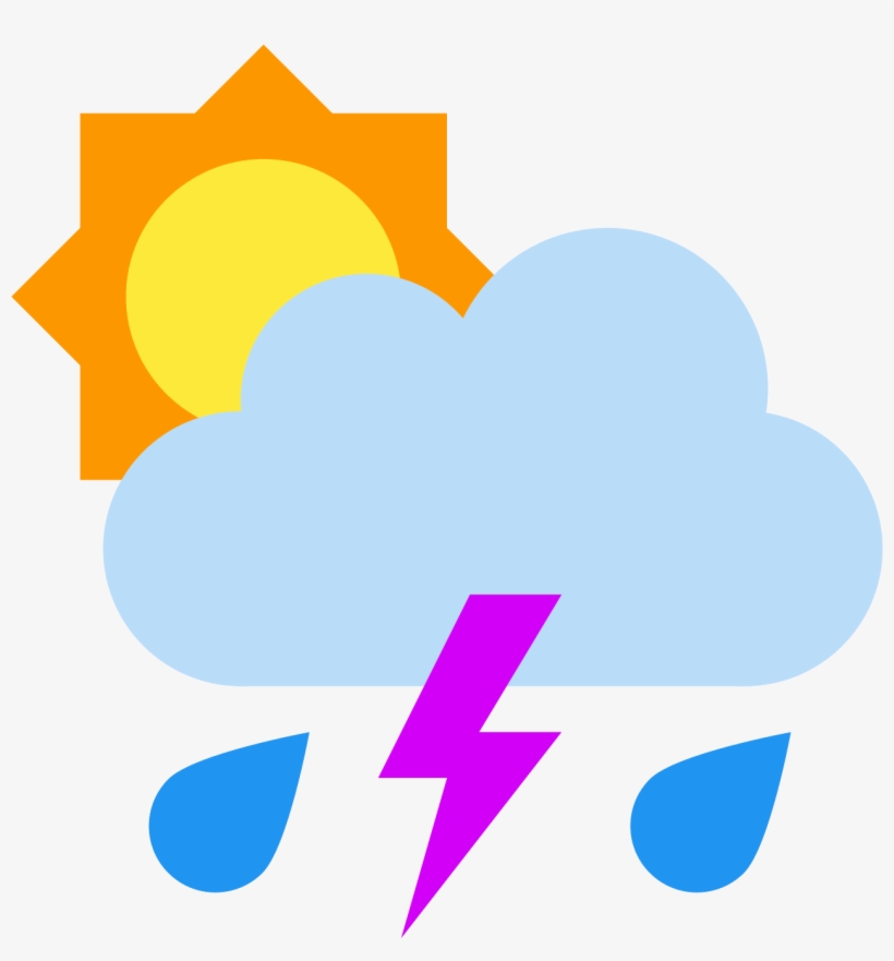 Stormy Weather Icon, transparent png
